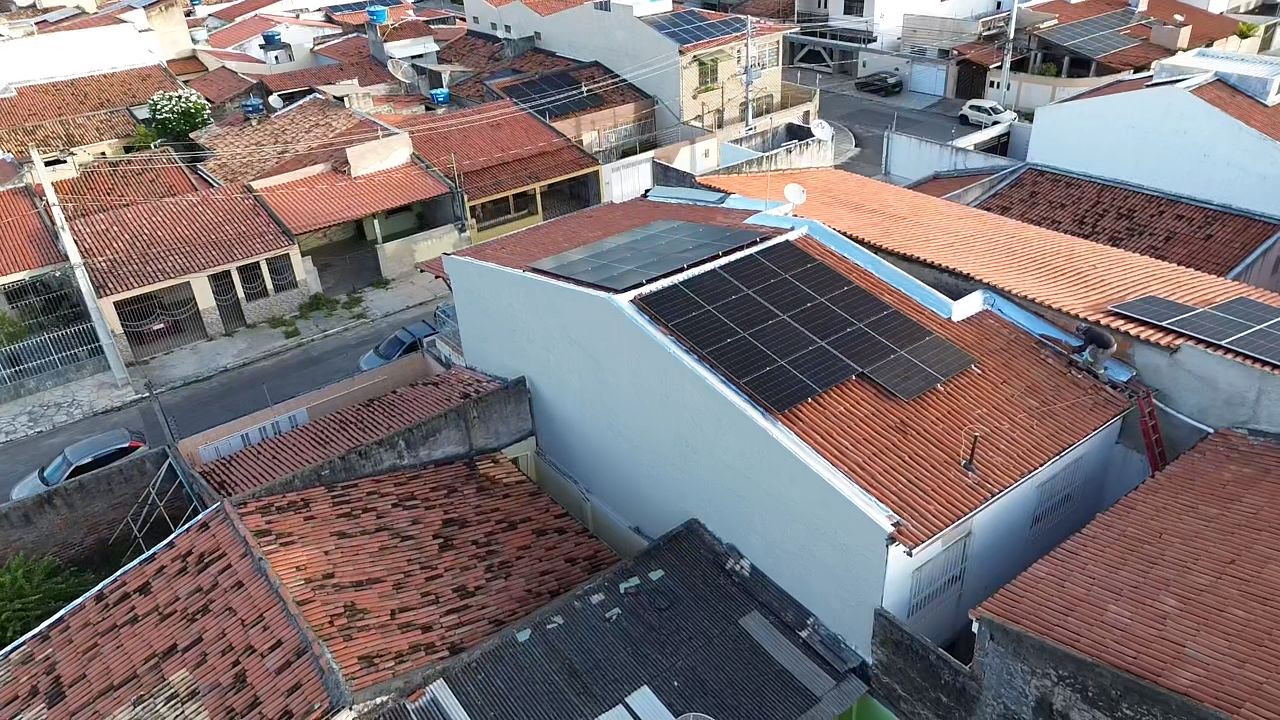 Projeto residencial instalado pela Nova Solar Engenharia