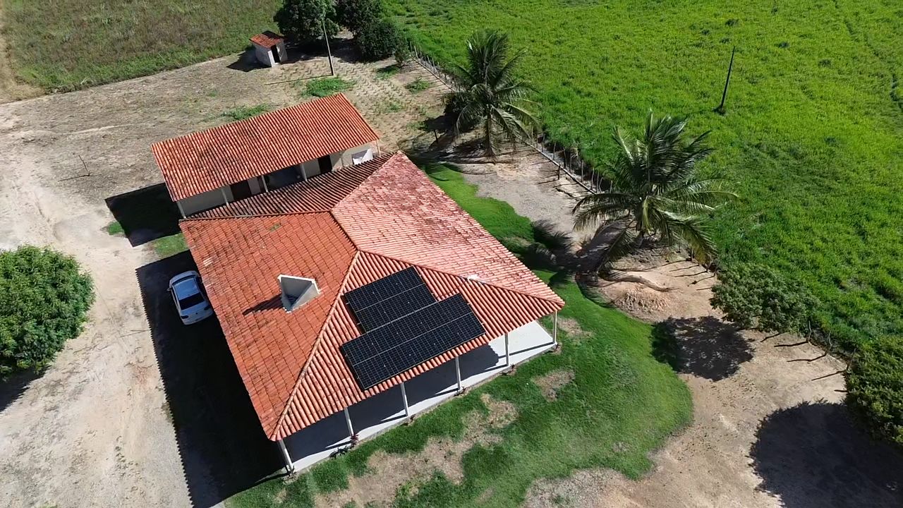Instalação solar rural Nova Solar Engenharia Itabaiana