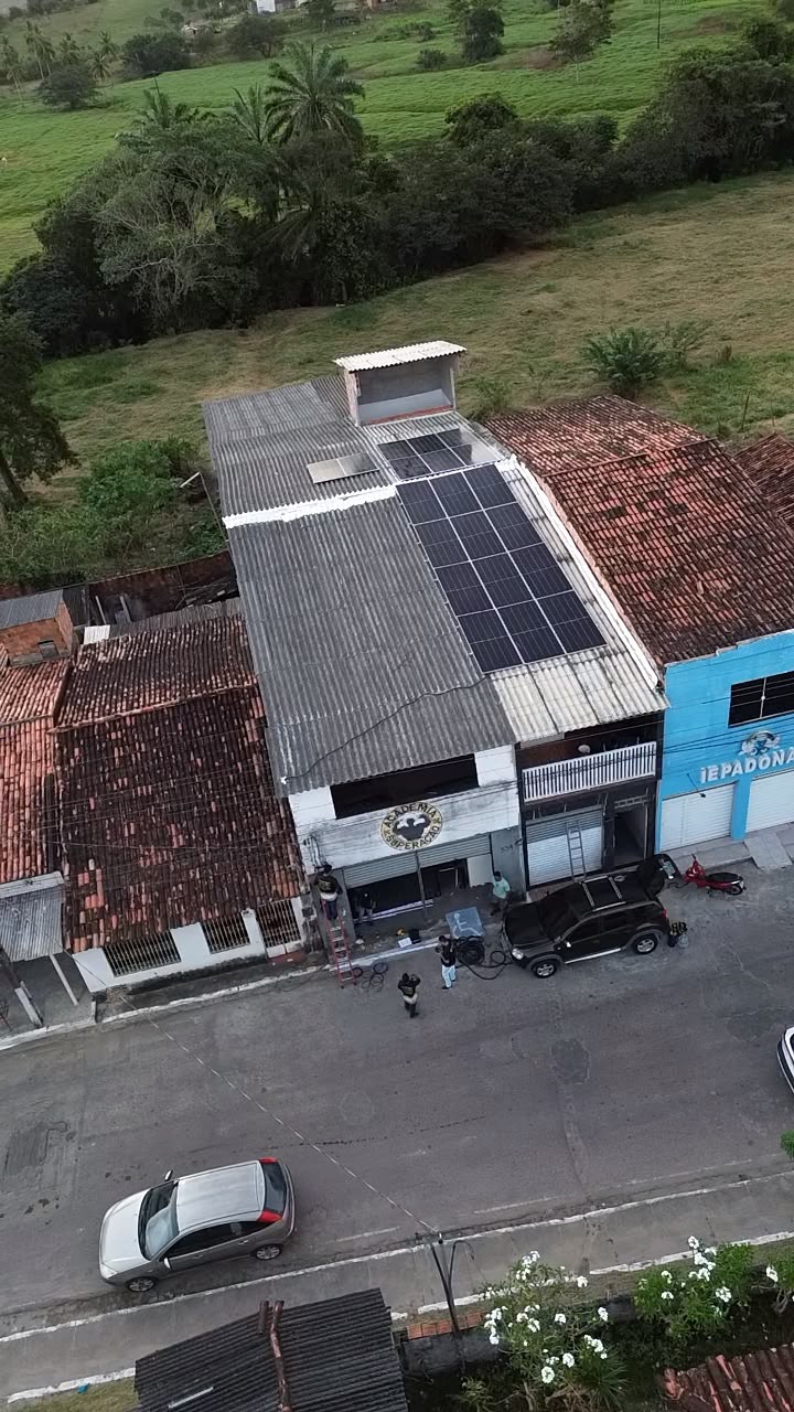 Comercial · 12,60 kWp em Rosário do Catete — Nova Solar Engenharia